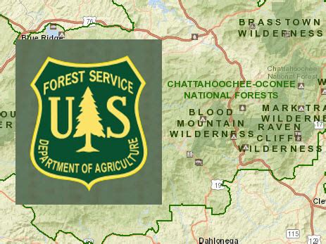 oconee national forest|us forest service interactive map.